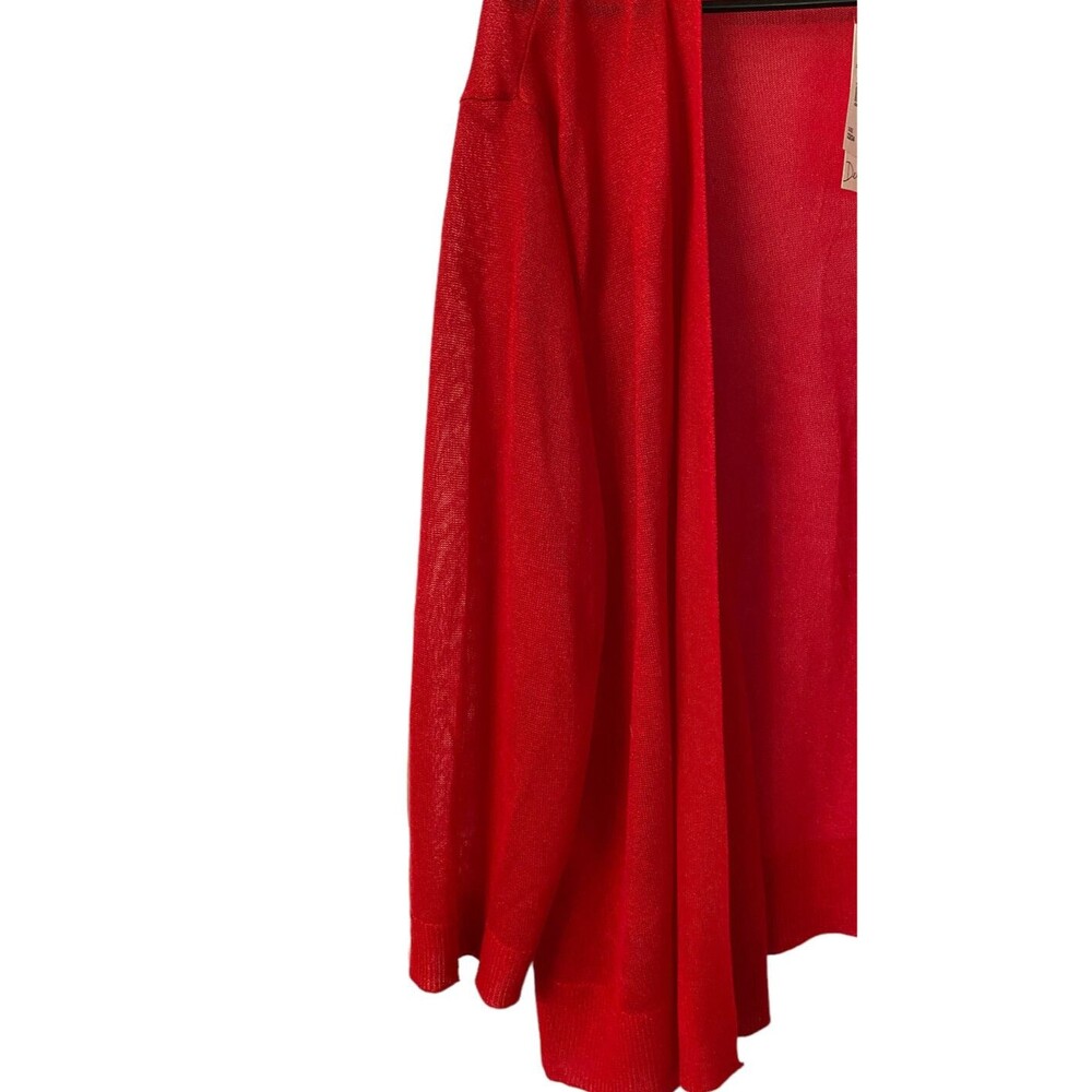 Women’s EST. 1946 Red Sheer Cardigan 22/24W Office - Picture 5 of 8